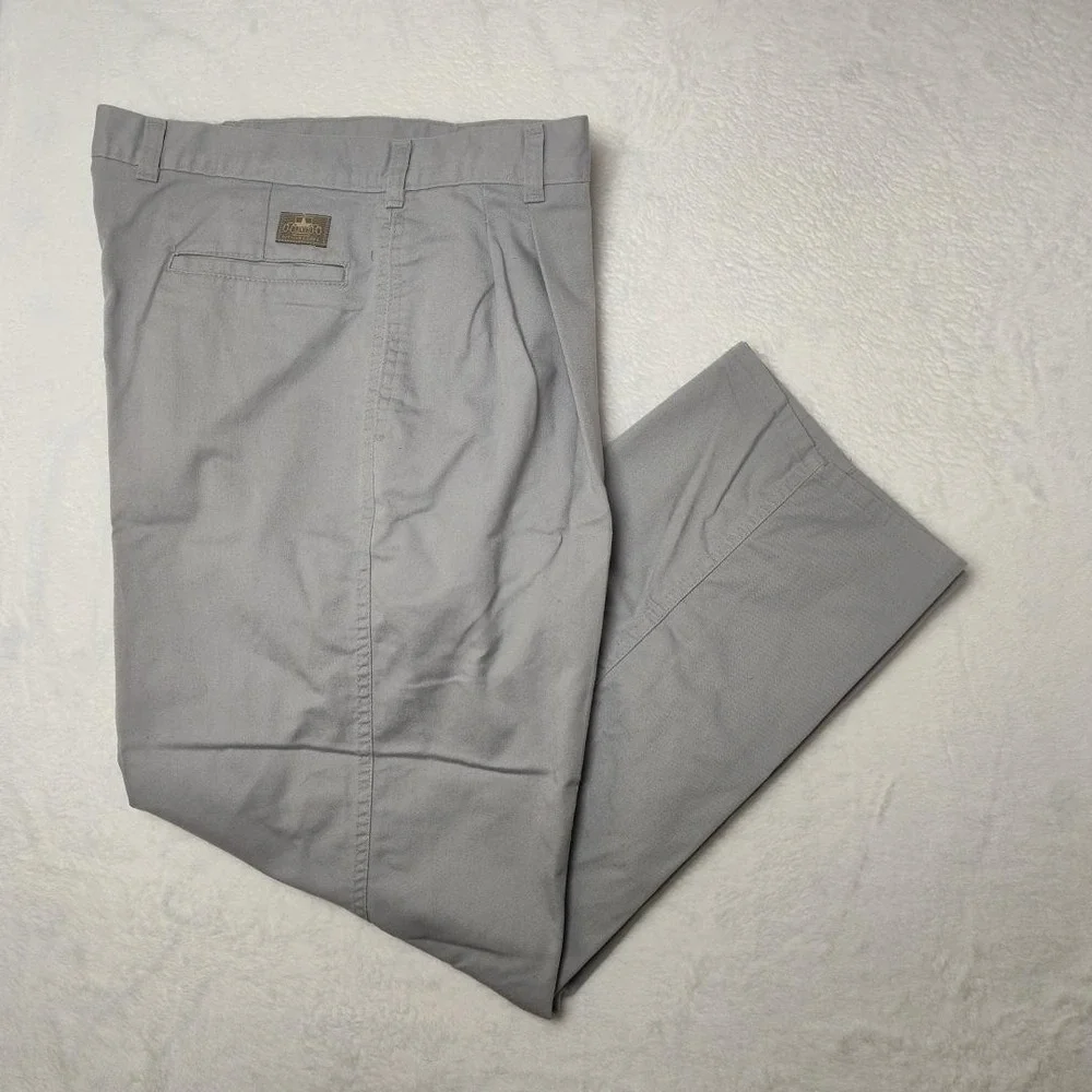 Vintage‎ Levis Officer Corps Pants Mens 38x30 Gray Pleated Chino Dress 90s USA